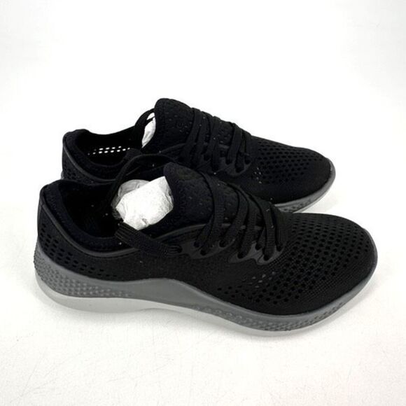 Crocs Women's Sneakers Literide 360 Pacer Lace Up Tennis Shoes Size 4 Black - Picture 5 of 11